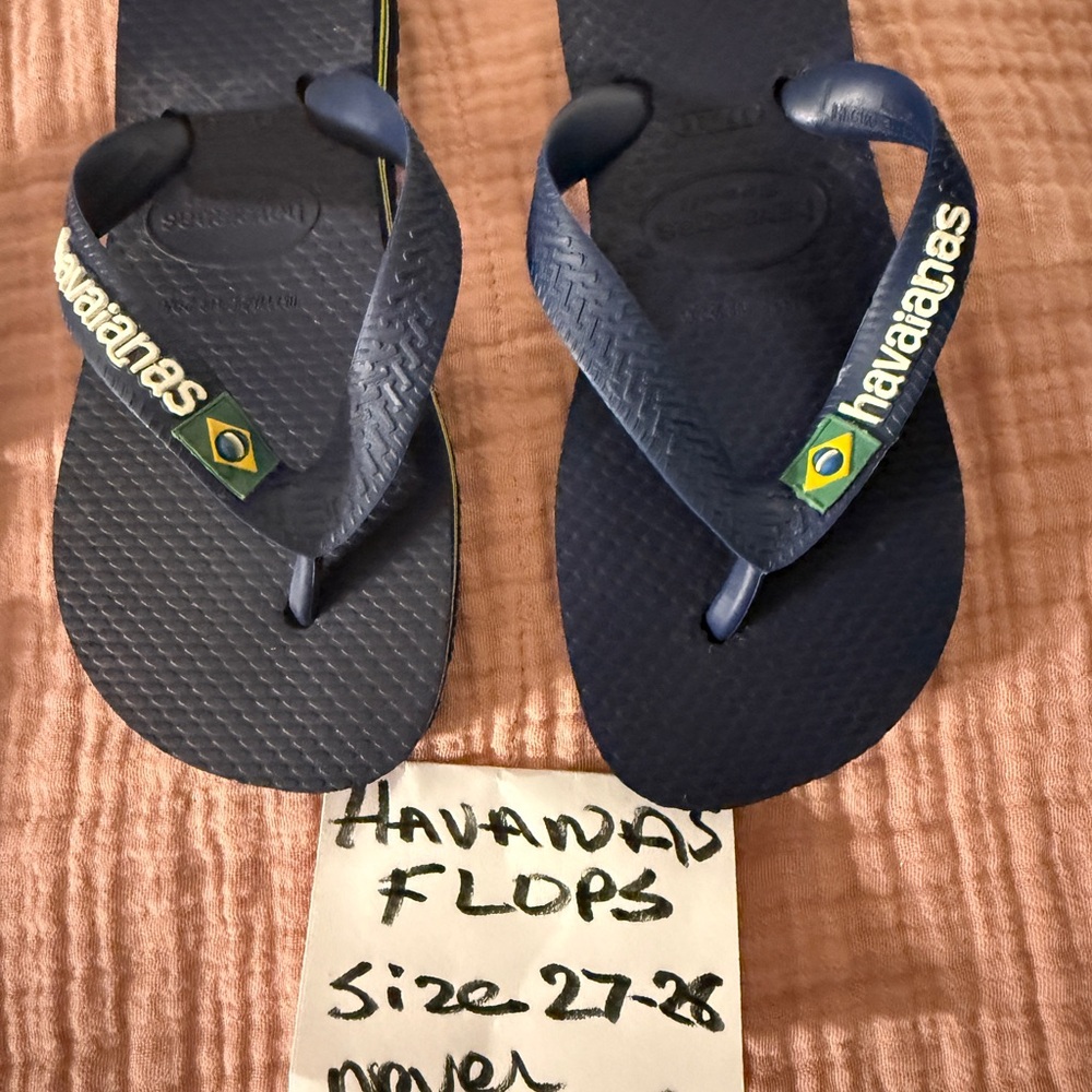 Havaianas Navy Flip Flops
